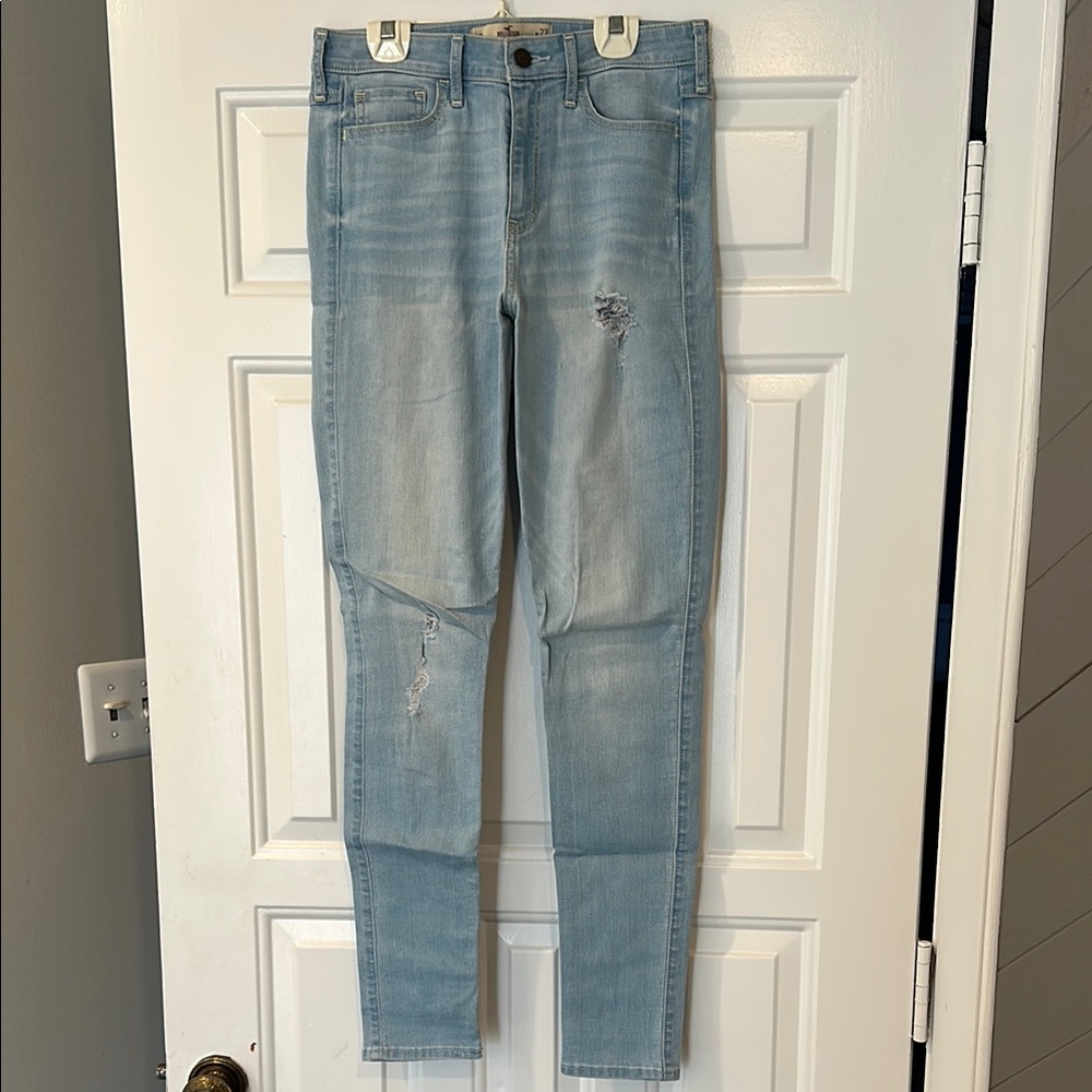 Hollister Blue High Rise Jeans Classic Denim